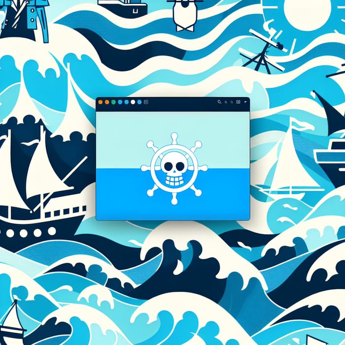 OnePiece-Inspired Desktop Wallpaper for Nautical Sports Club