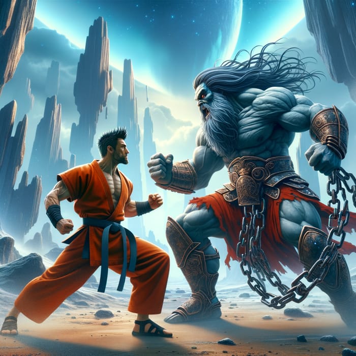 Epic Battle: Goku vs Kratos - Clash of Titans