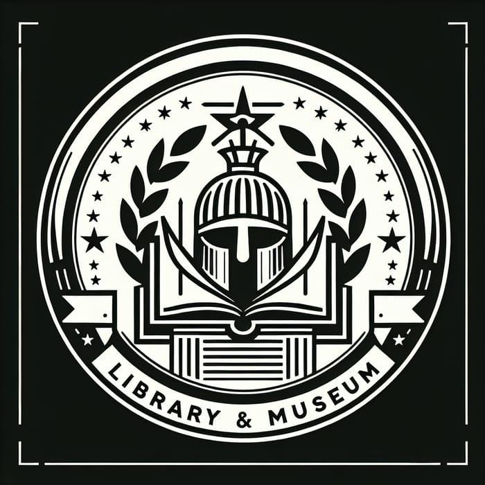 Military Library and Museum Logo Design