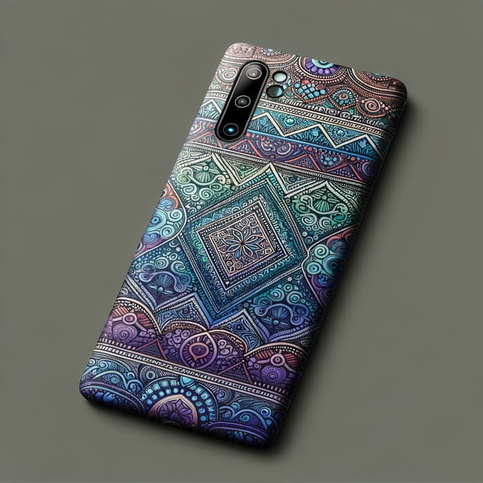 Ornate Geometric Pattern Mobile Cover | Buy Online | AI Art Generator ...