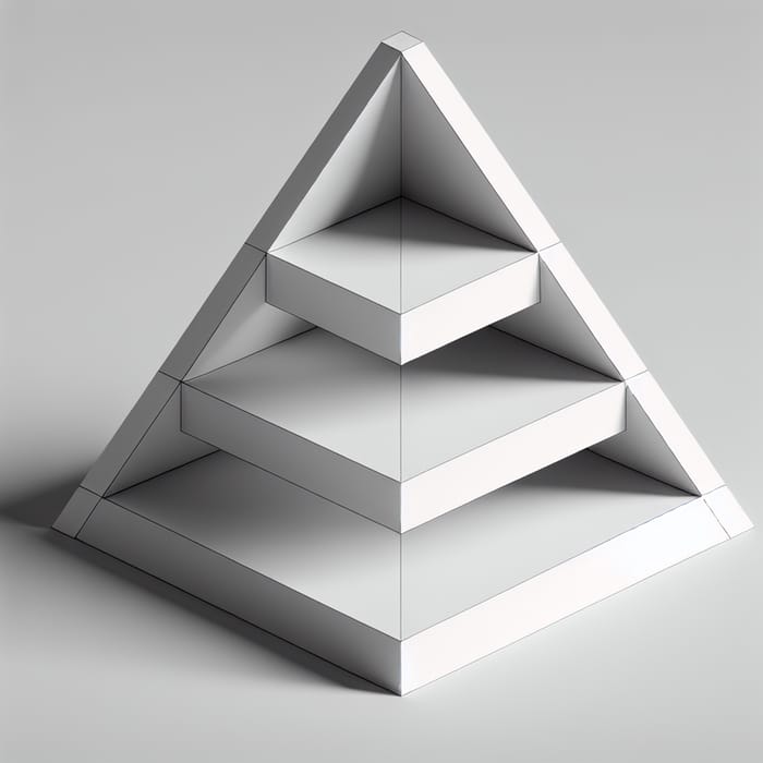 3-Dimensional Pyramid Divided | Geometric Structure Visualization