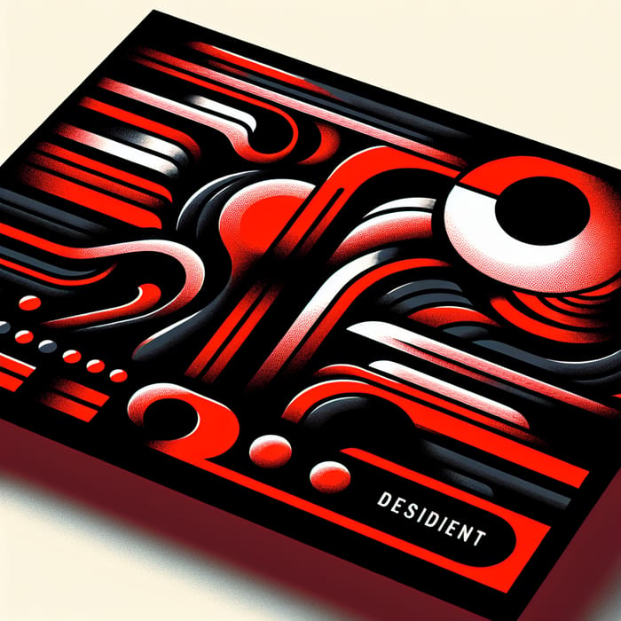 Black and Red Business Card Design | Adobe Illustrator