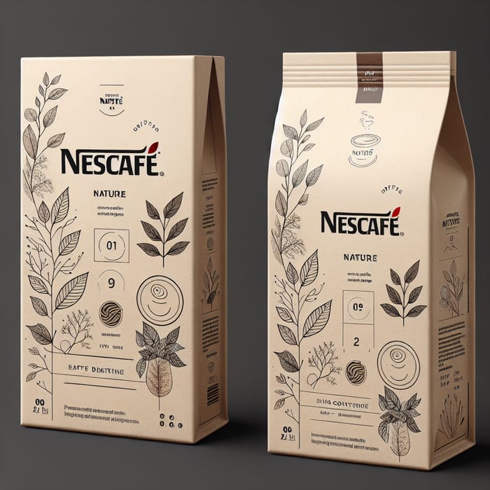 Simple Nescafé Nature Packaging Designs | Clean Aesthetics