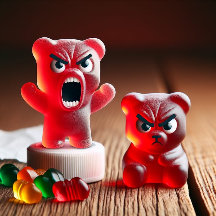 Angry Gummy Bears - Colorful and Fun Sweet Treats