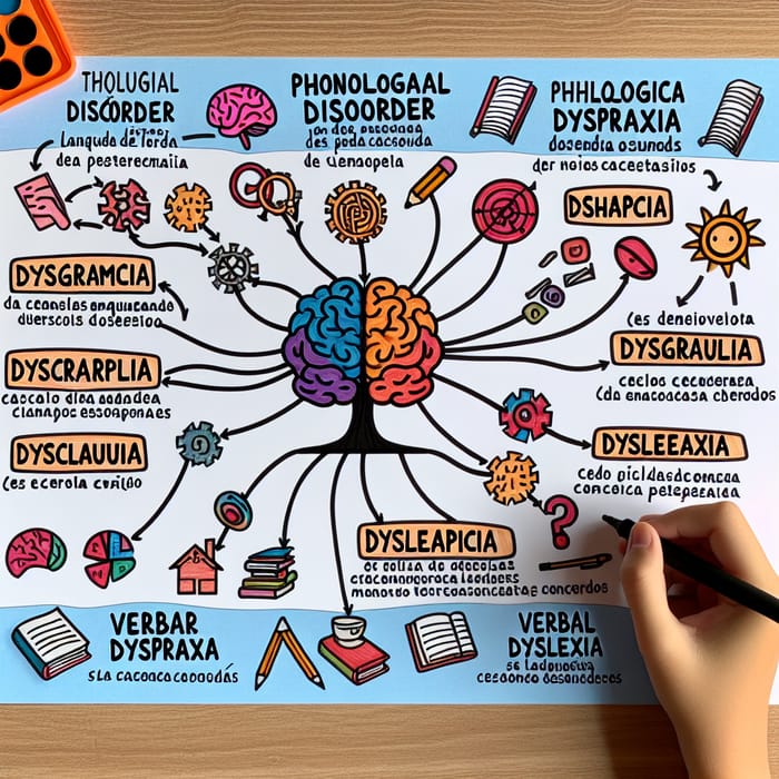 Spanish Language Disorders Mind Map: Strategies for Educators