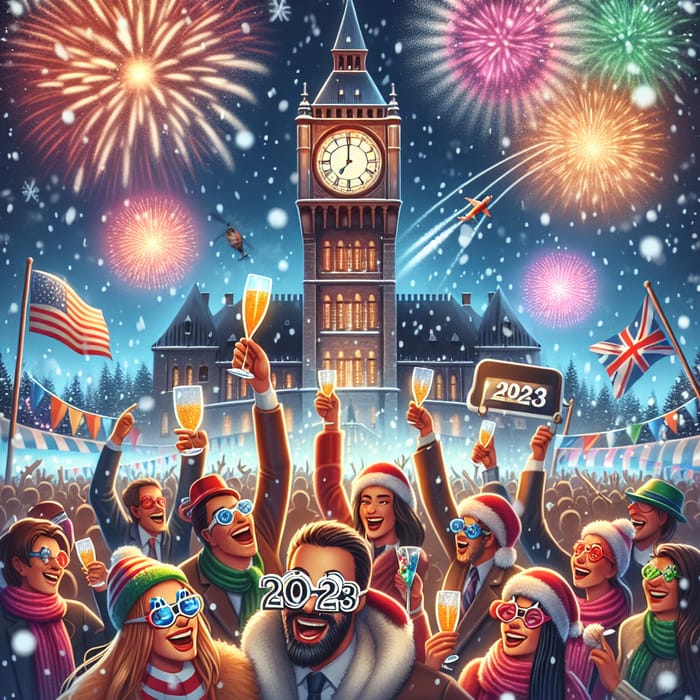 New Year's Eve Fireworks Celebrations