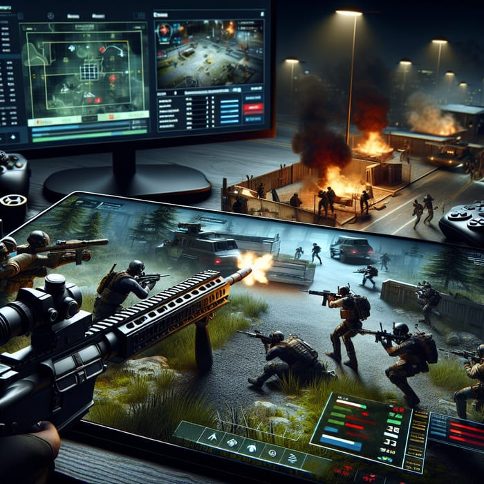 PUBG Shootout Scene | Multiplayer Gaming Environment