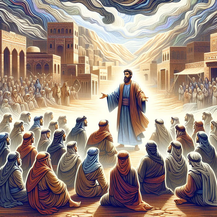 Genesis 50:20 - Triumph of Good Over Evil in Biblical Desert Scene
