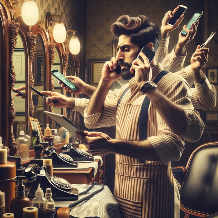 Vintage Barbershop: A Day in the Life of a Busy Barber