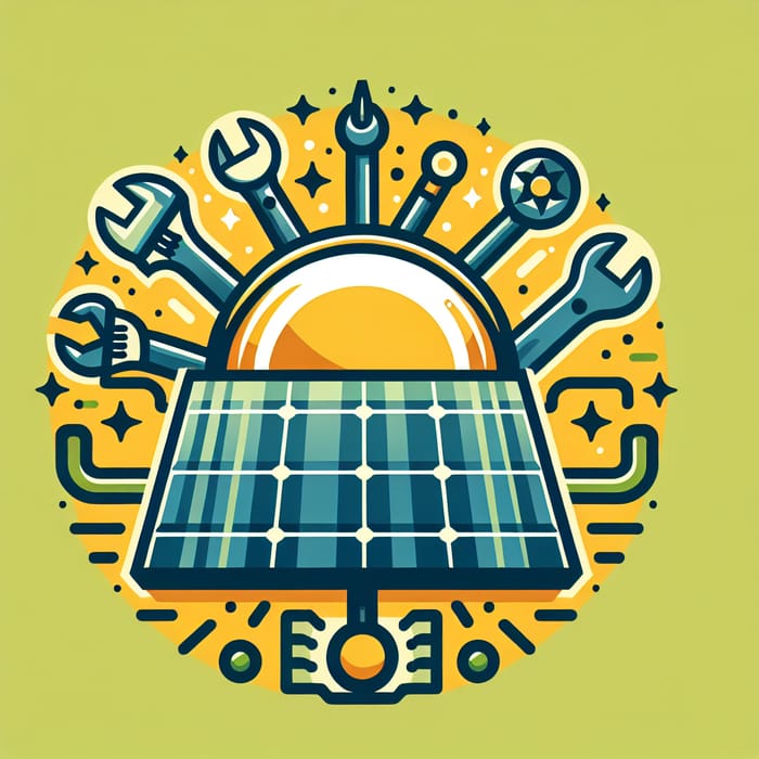 Create Web Logo for Solar Energy Maintenance
