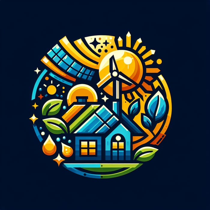 Create Web Logo for Solar Energy Power