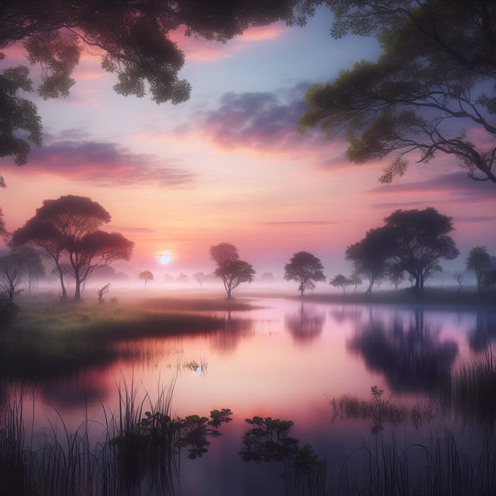 Tranquil Sunrise: Embracing Peace and Serenity