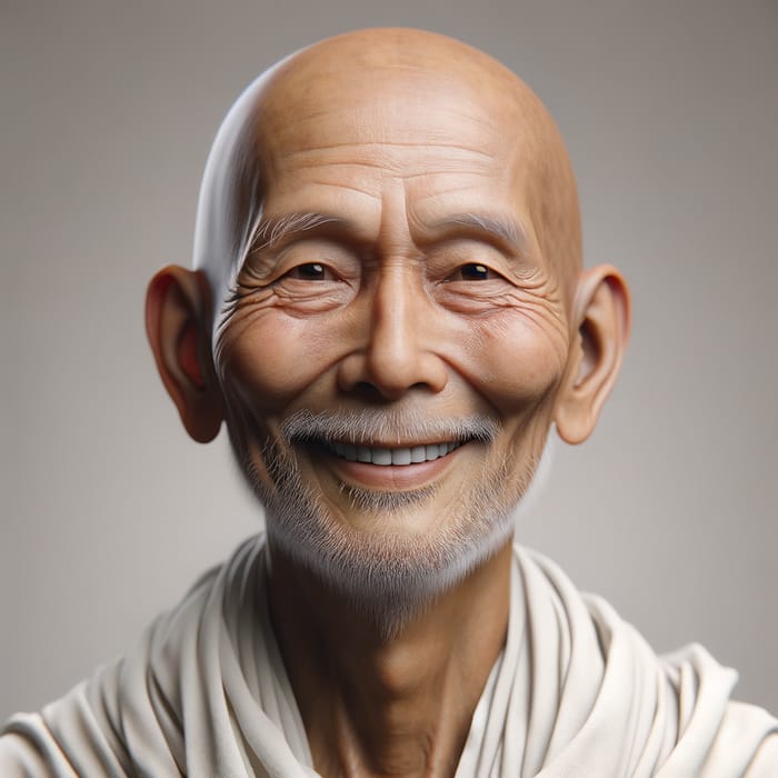 Mahatma Gandhi Hyperrealistic Portrait | Warmth & Resilience