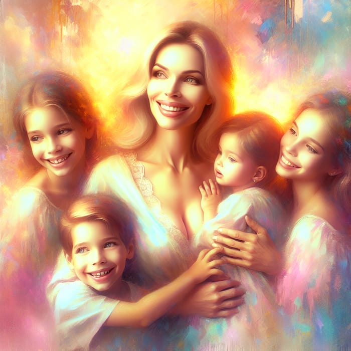 Heartwarming Portrait of Mary Cottee & Her Children | Motherhood Joy