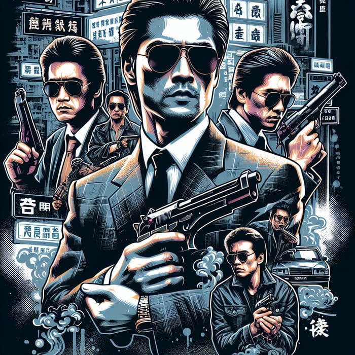 Chow Yun-fat in Action: A Better Tomorrow Film Tribute