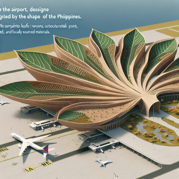 Anahaw Leaf-Inspired Airport Design | Ecotourism Hub