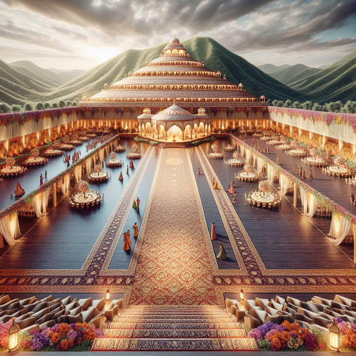 Luxurious Indian Wedding Hall on Hill | 80K Sq Ft Venue