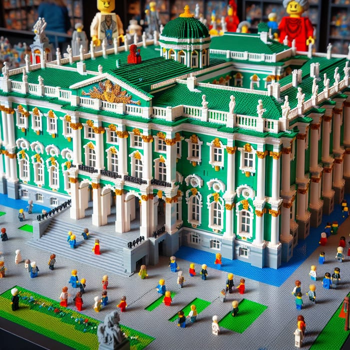Lego Hermitage Museum Replica | Vibrant Cultural Exchange