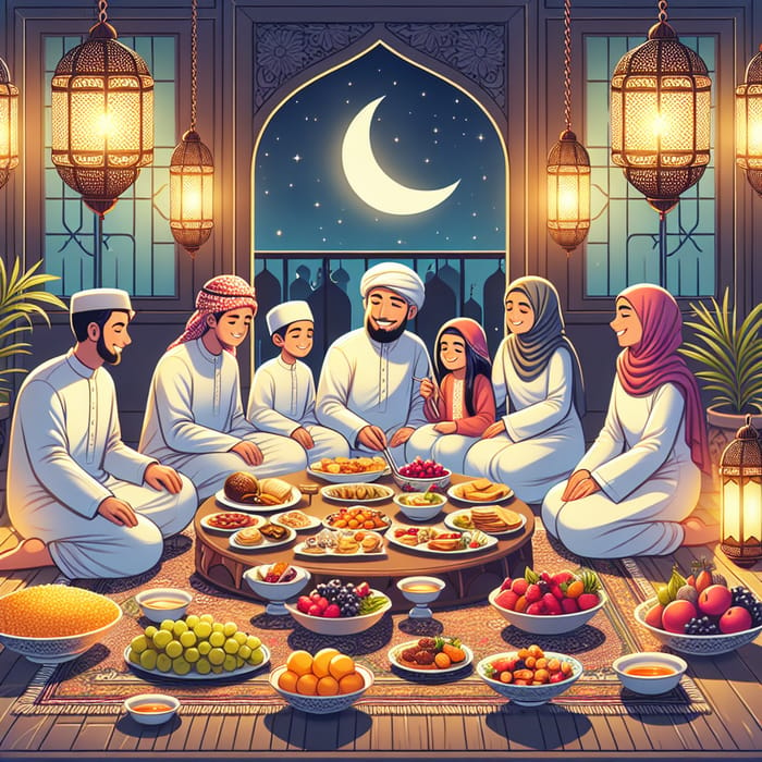 Ramadan Family Gathering | Cultural Fasting Tradition