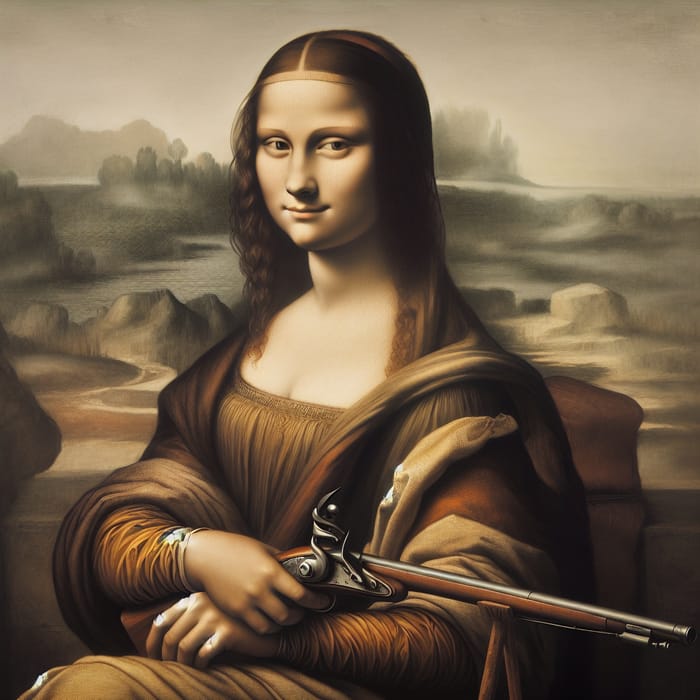 Contemporary Art: Iconic Mona Lisa with Unexpected Twist