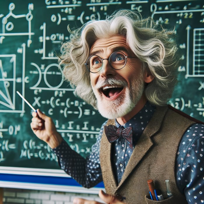 Doc Brown as University Professor in Complex Equations