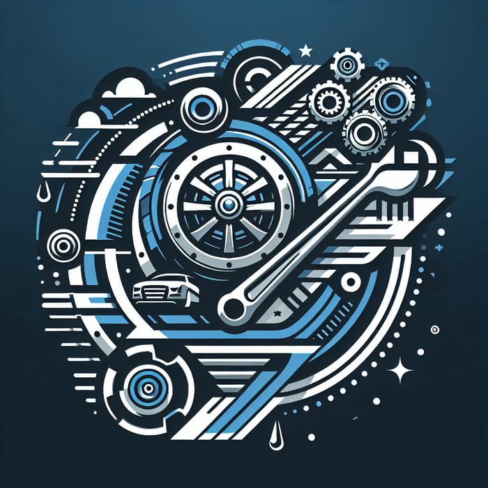 Visually Appealing Car Shop Logo Design: Automotive Pro