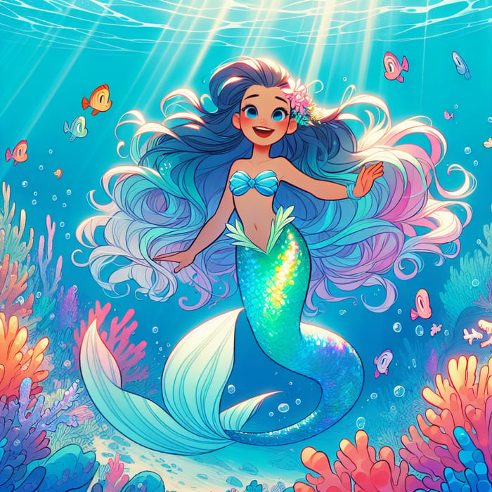 Saiya - A Child-Friendly Polynesian Mermaid in Ocean Wonderland