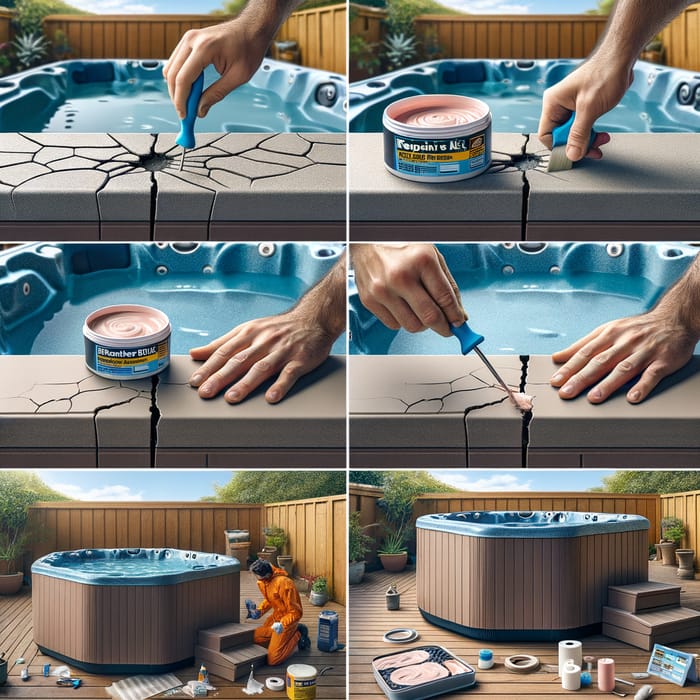 How to Fix a Hot Tub Crack StepbyStep Guide AI Art Generator