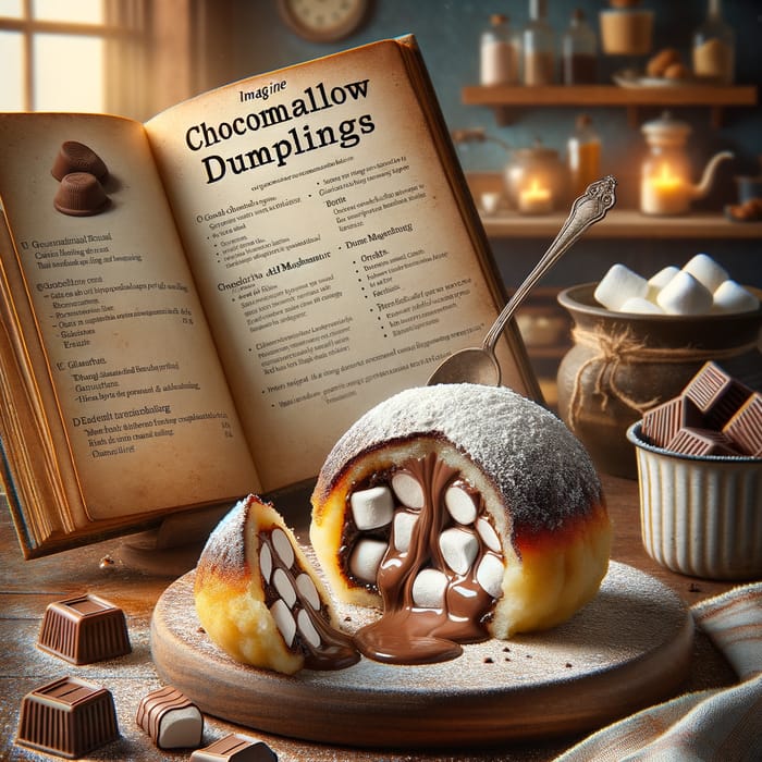 Chocomallow Dumplings: Irresistible Chocolate & Marshmallow Delight