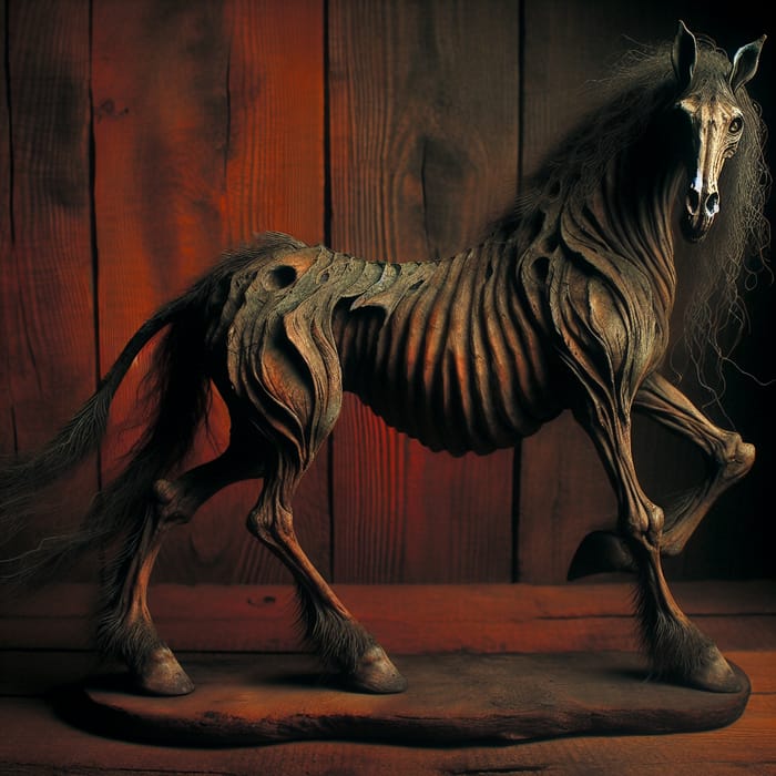 Spooky Horse-Like Creature | Eerie Horse Image