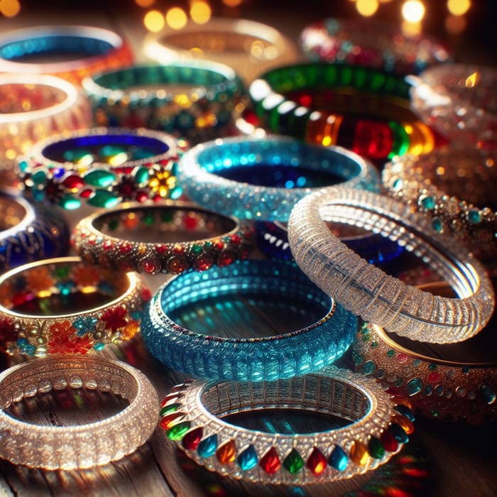 Colorful Glass Bangles Collection | Enchanting Handcrafted Bracelets