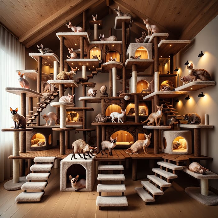 Multi level cat house deals