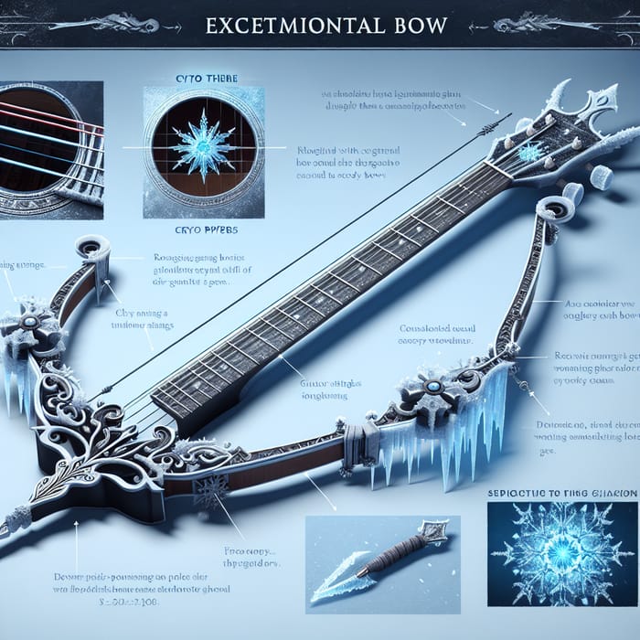 Cryo Guitar Bow: Legendary Weapon with Musical Inspiration