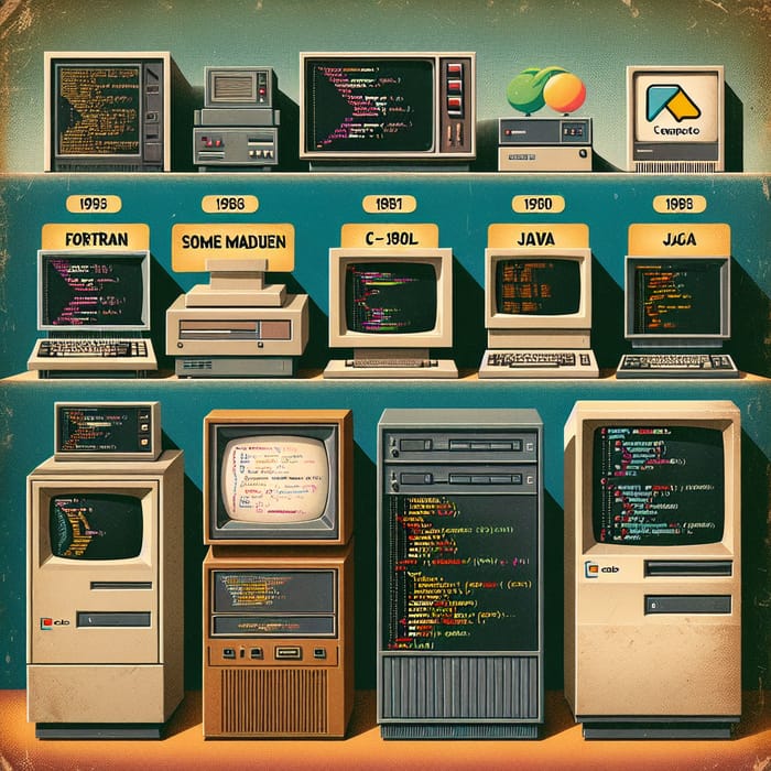 Evolution of Programming Languages: Nostalgic Retro Style