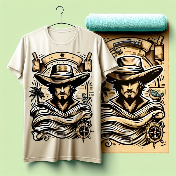 Adventure Pirate Style T-Shirt | Bold Design
