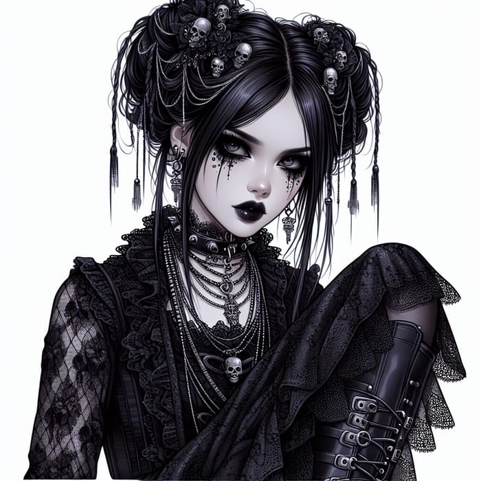Voraciousmoga Style Goth Girl | Dark Lacey Clothing & More