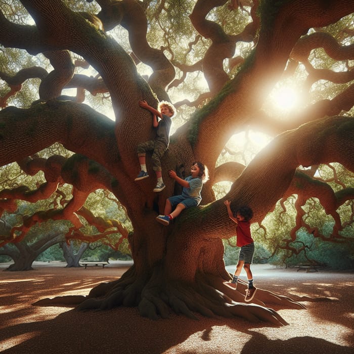 Incredible Oak Tree Climbing Experience | Kids Adventure