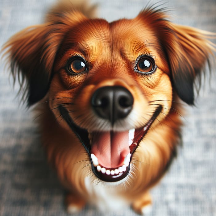 Dog with Big Grin and Shiny Teeth | Pure Canine Delight