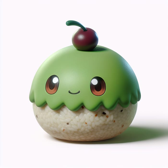 Green Rice Cake Pokemon - Unique Sweet Design