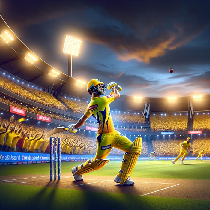 Exciting 2024 Fictional Cricket Match: Chennai Super Kings in Action