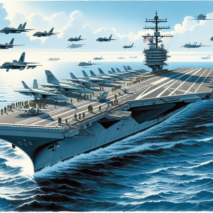 Impressive USS America Aircraft Carrier in Action