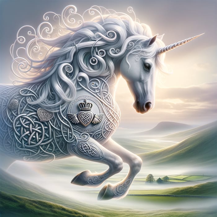 Magical Celtic Unicorn: Graceful Symbol of Purity