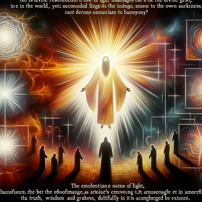 Divine Manifestation: Symbol of Light and Truth