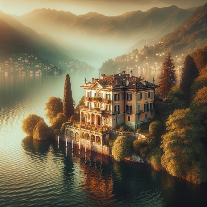 Tranquil Lakeside Villa on Lake Maggiore