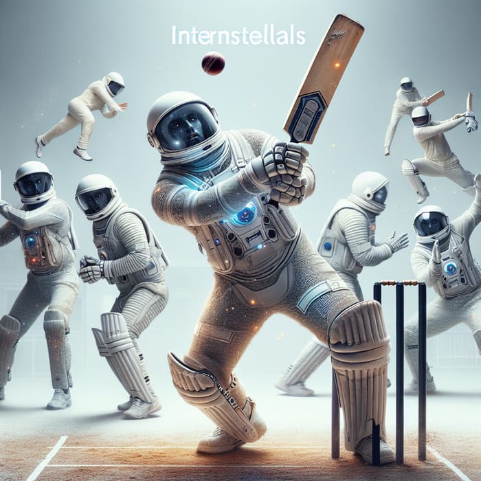 INTERNSTELLARS Astronaut Cricket Team | Space Suit Action