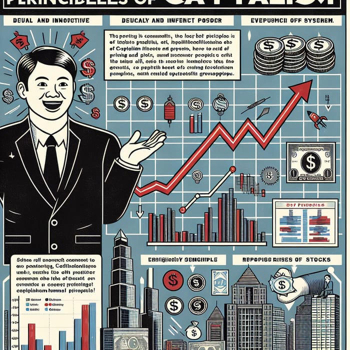 Capitalism Prosperity Poster: Economic Principles & Growth