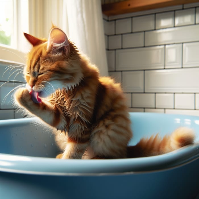 Cute Kitten Bath Time | Pet Grooming Tips