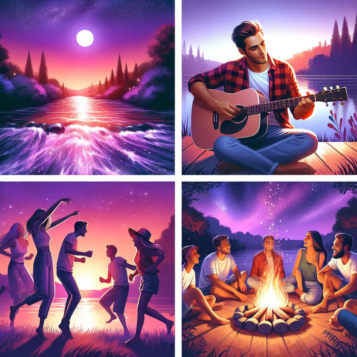 Twilight Summer: River, Campfire, Music, Friends & Fun