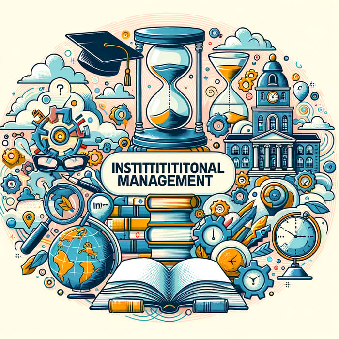 Institutional Management in Education Illustration