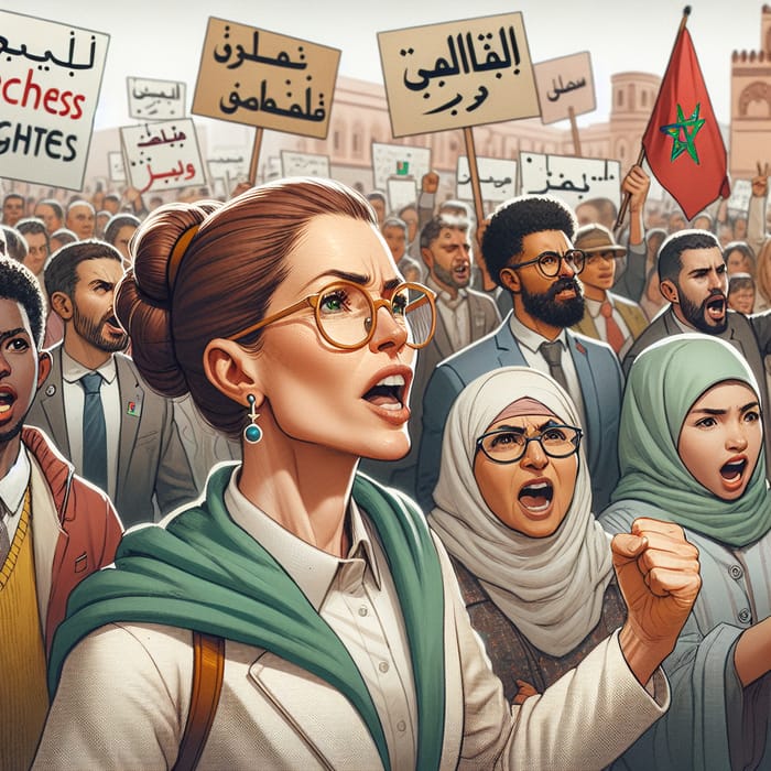 Protest of Teachers in Morocco: Diverse Demonstrations Protest of Teachers in Morocco: Diverse Demonstrations